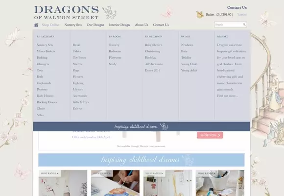 iPages Mega Drop Down Menu Functionality